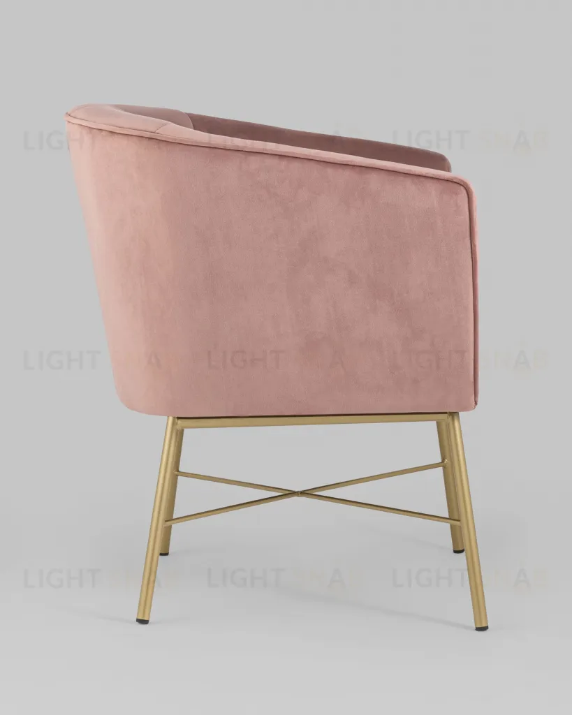 Кресло Шале велюр розовый УТ000005602