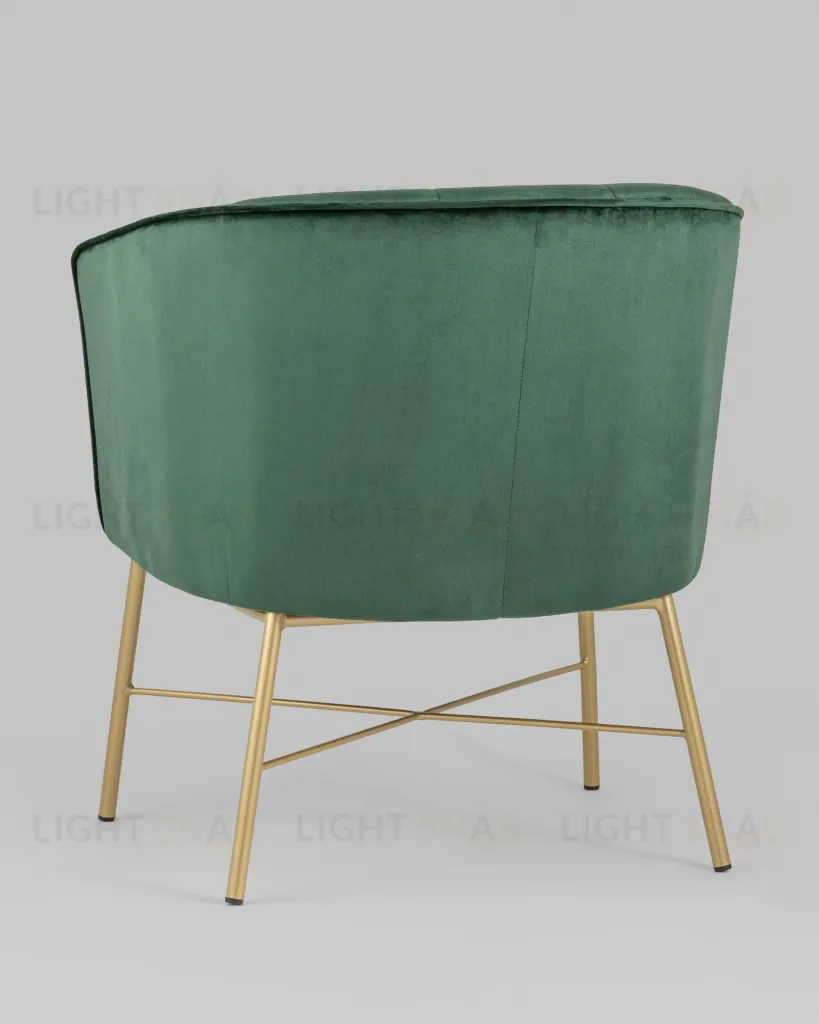 Кресло Шале велюр зеленый УТ000005601