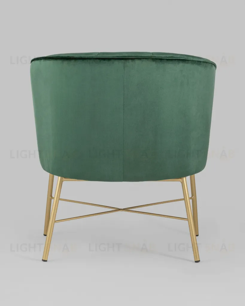 Кресло Шале велюр зеленый УТ000005601