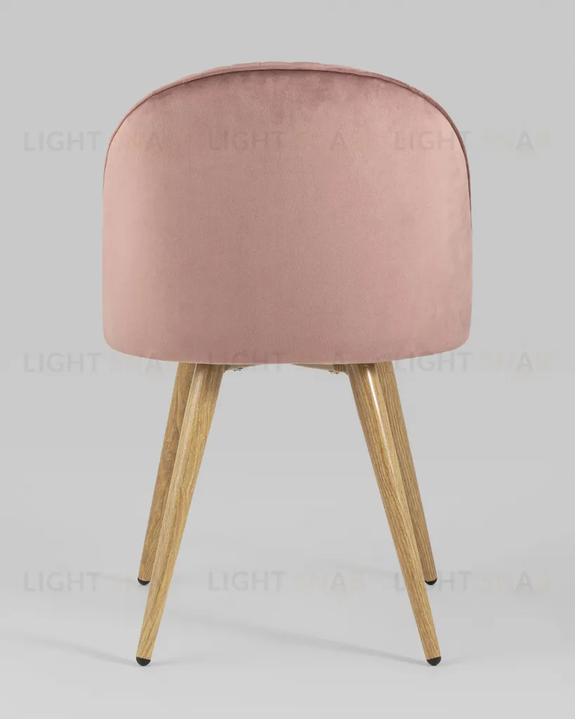 Стул Лион Страйпс велюр розовый УТ000004869
