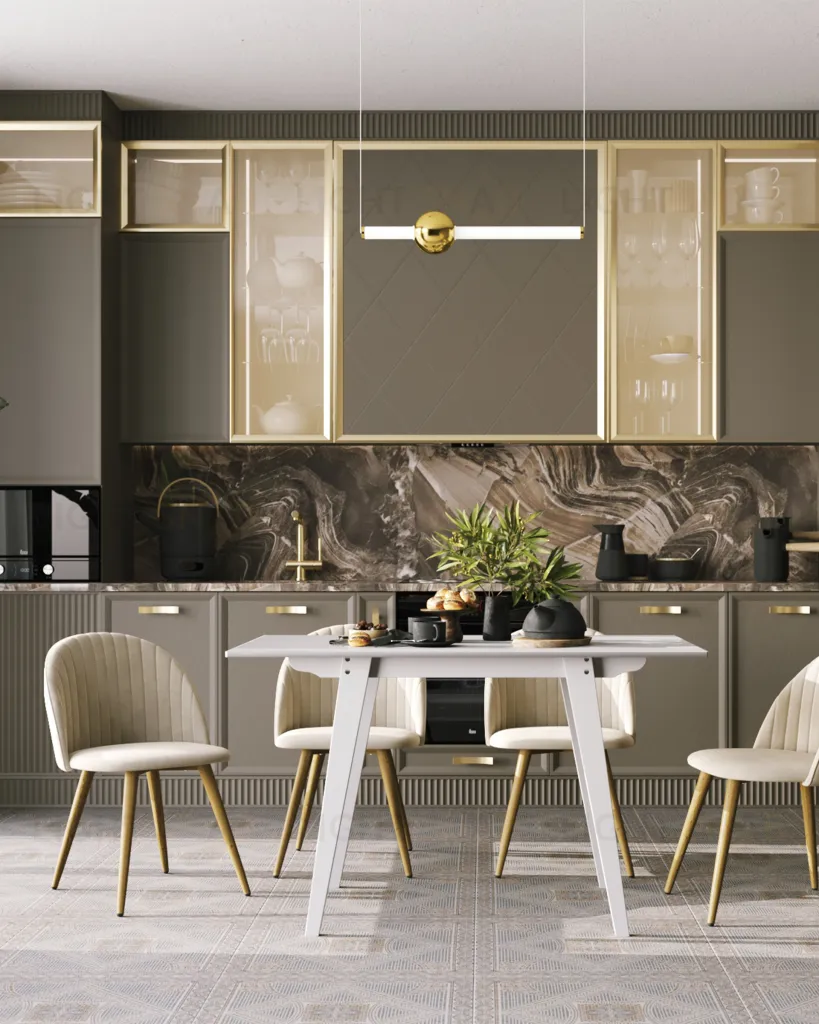 Стол обеденный GUDI 120*75 белый УТ000005023