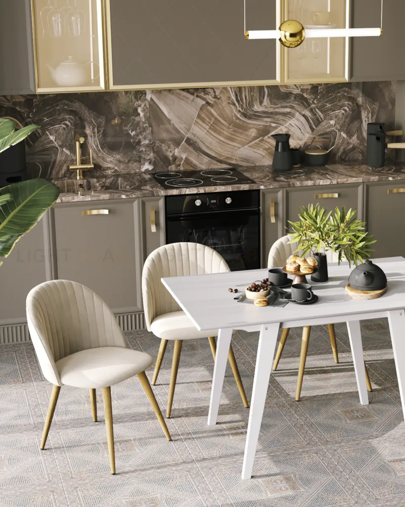 Стол обеденный GUDI 120*75 белый УТ000005023