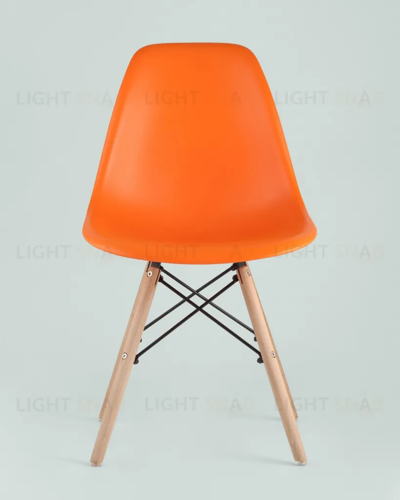 Стул Eames DSW оранжевый x4 УТ000005349