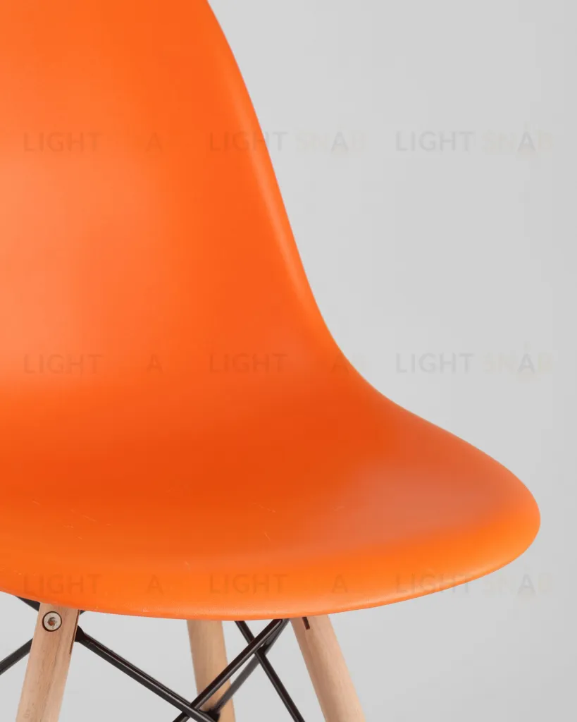 Стул Eames DSW оранжевый x4 УТ000005349