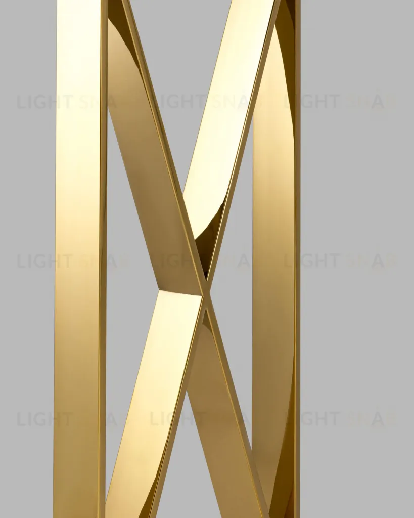 Консоль КРОСС 115*30 золото стекло smoke УТ000004650