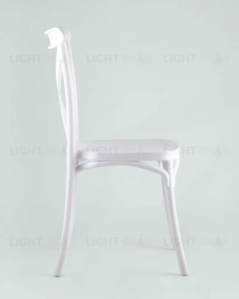 Стул Кроссбэк пластиковый белый УТ000001848