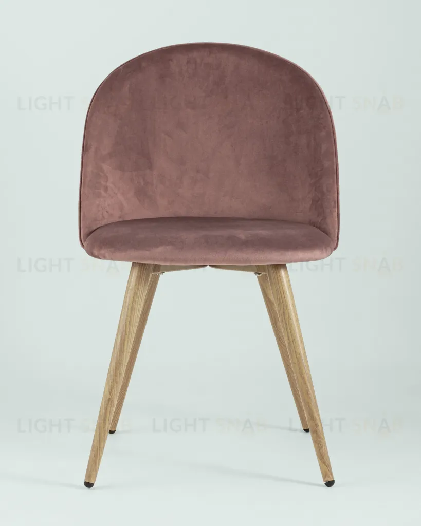 Стул Лион велюр с ромбами розовый УТ000003339