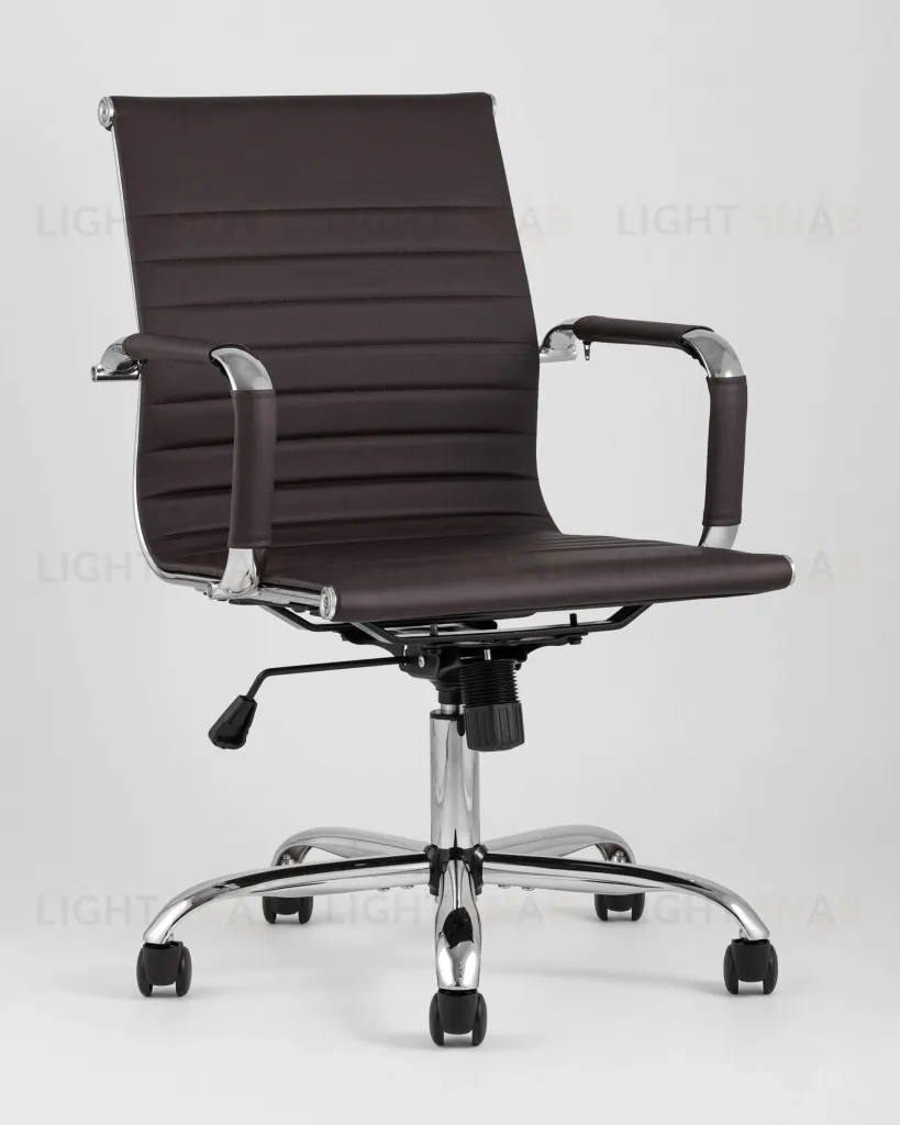 Кресло офисное TopChairs City S коричневое УТ000001925