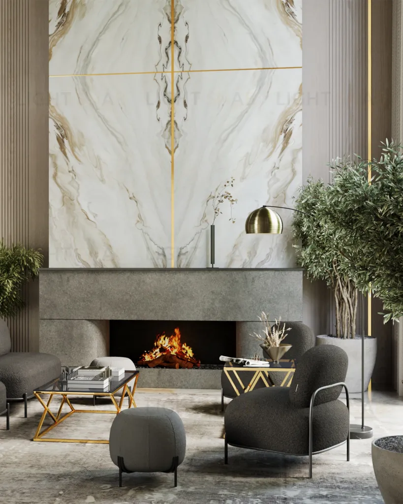 Журнальный стол 120*60 ИНСИГНИЯ золото стекло smoke УТ000001503