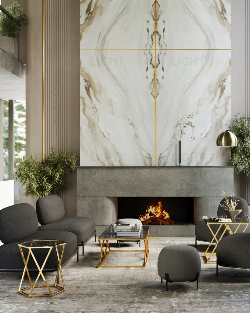 Журнальный стол 55*55 ИНСИГНИЯ золото стекло smoke УТ000001505