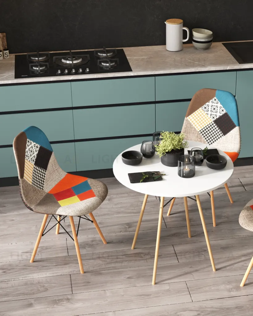 Стул Eames DSW пэчворк УТ000001851