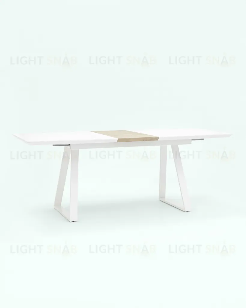 Стол обеденный Детройт раскладной 160-200*90 белый УТ000002655