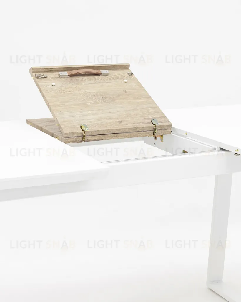 Стол обеденный Детройт раскладной 160-200*90 белый УТ000002655