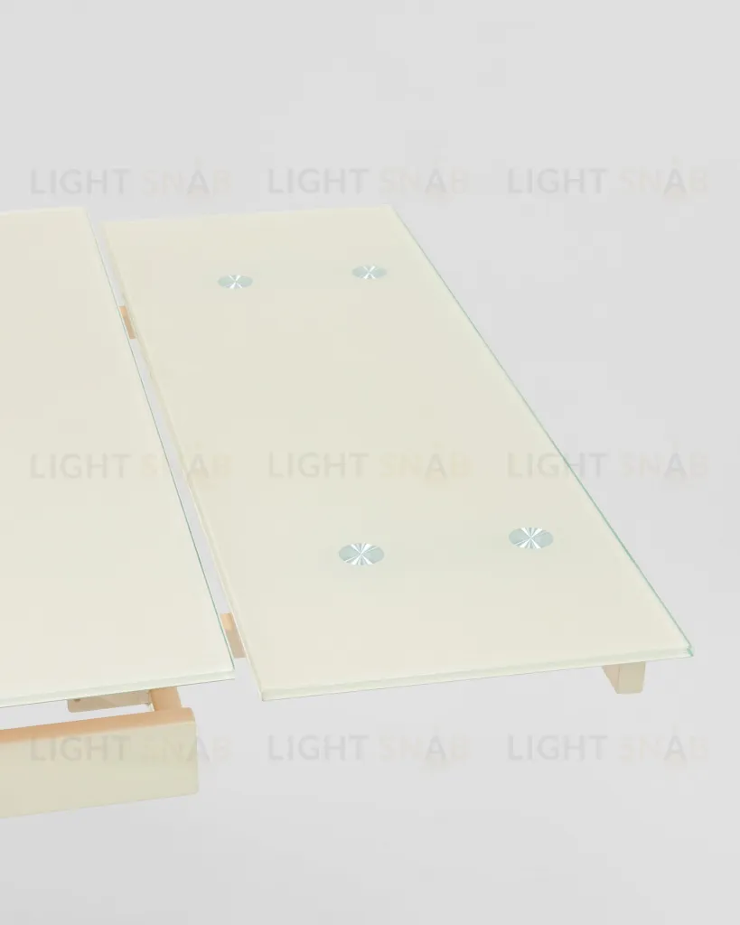 Стол обеденный Верона раскладной 160-220*90 глянцевый бежевый УТ000003497