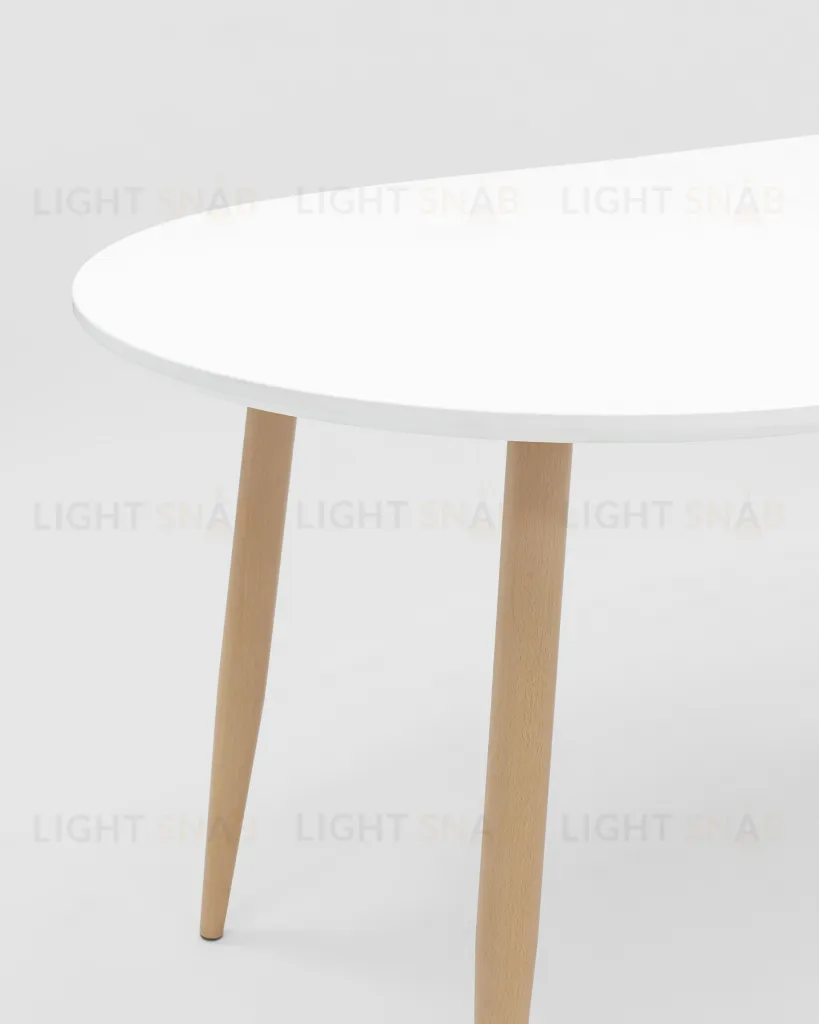 Стол обеденный Берген раскладной 160-190-220*90 белый УТ000003492