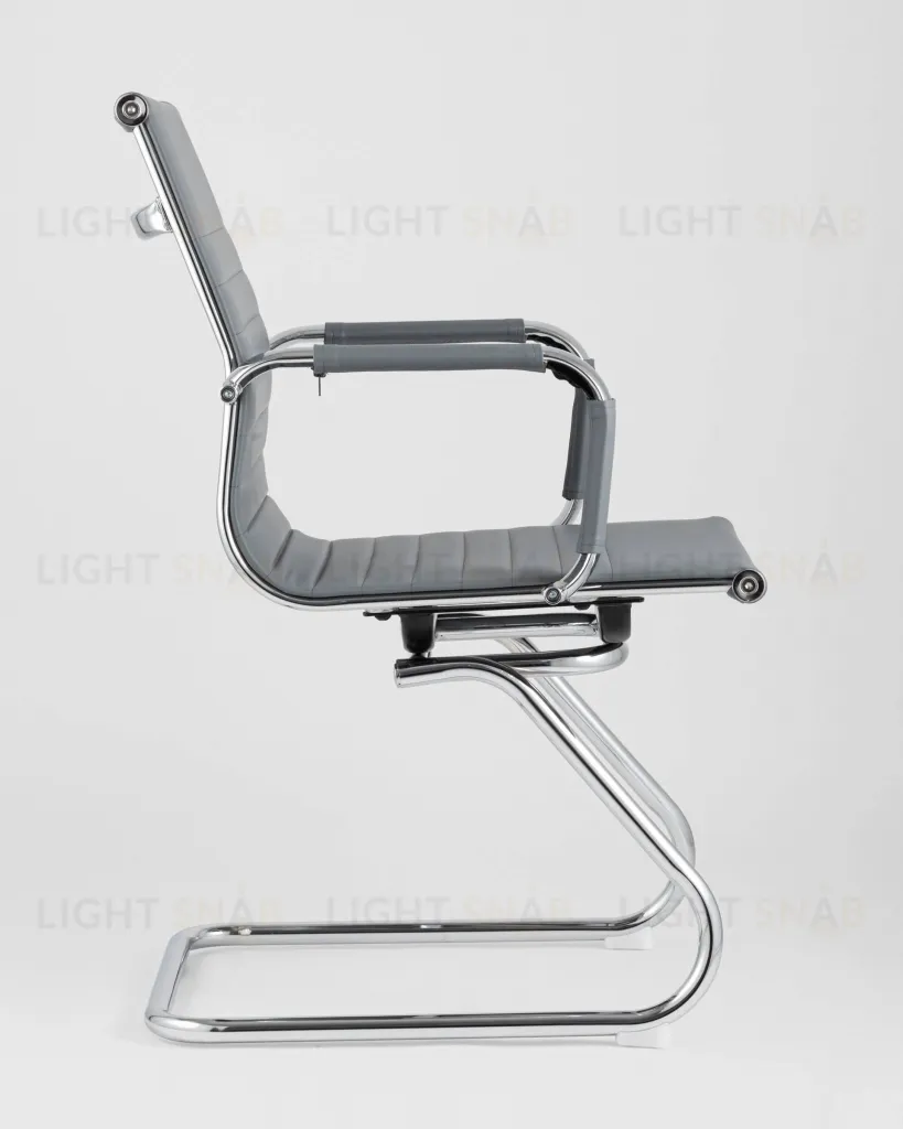 Кресло для посетителей TopChairs Visit серое УТ000001930