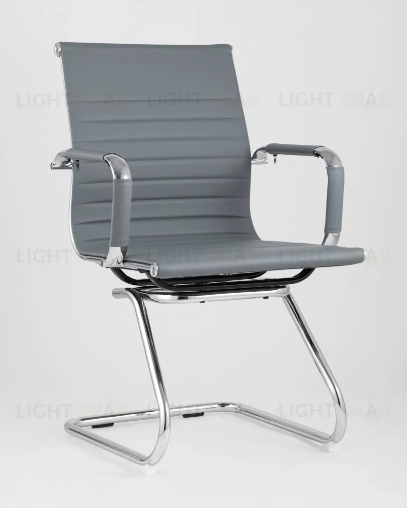 Кресло для посетителей TopChairs Visit серое УТ000001930