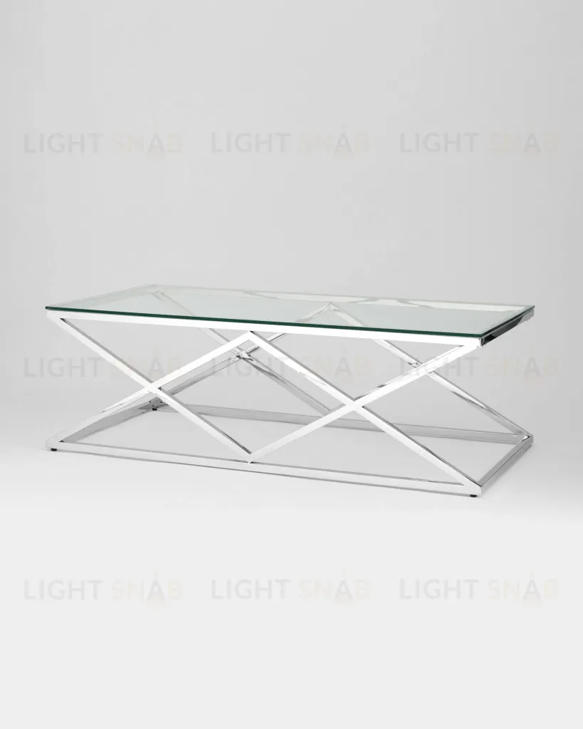 Журнальный стол 120*60 ИНСИГНИЯ серебро УТ000001504