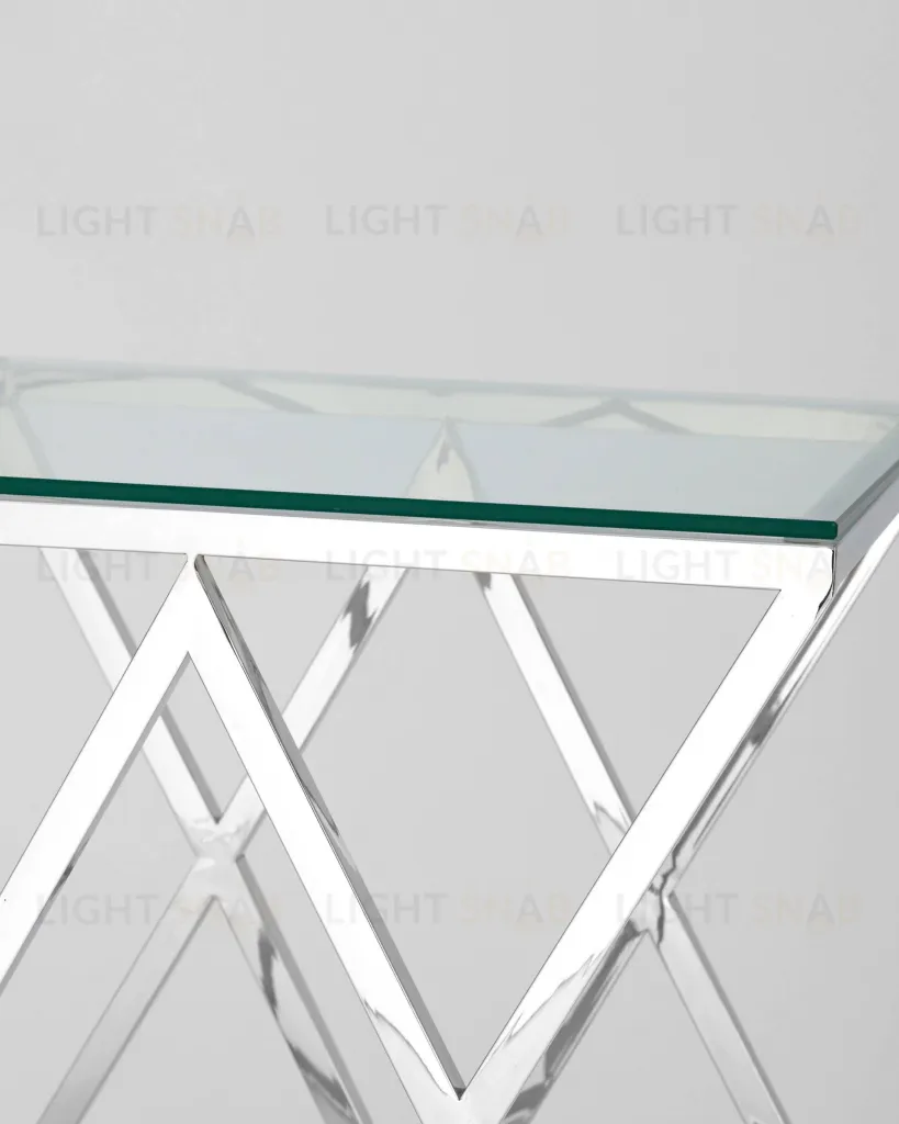 Журнальный стол 55*55 ИНСИГНИЯ серебро УТ000001506