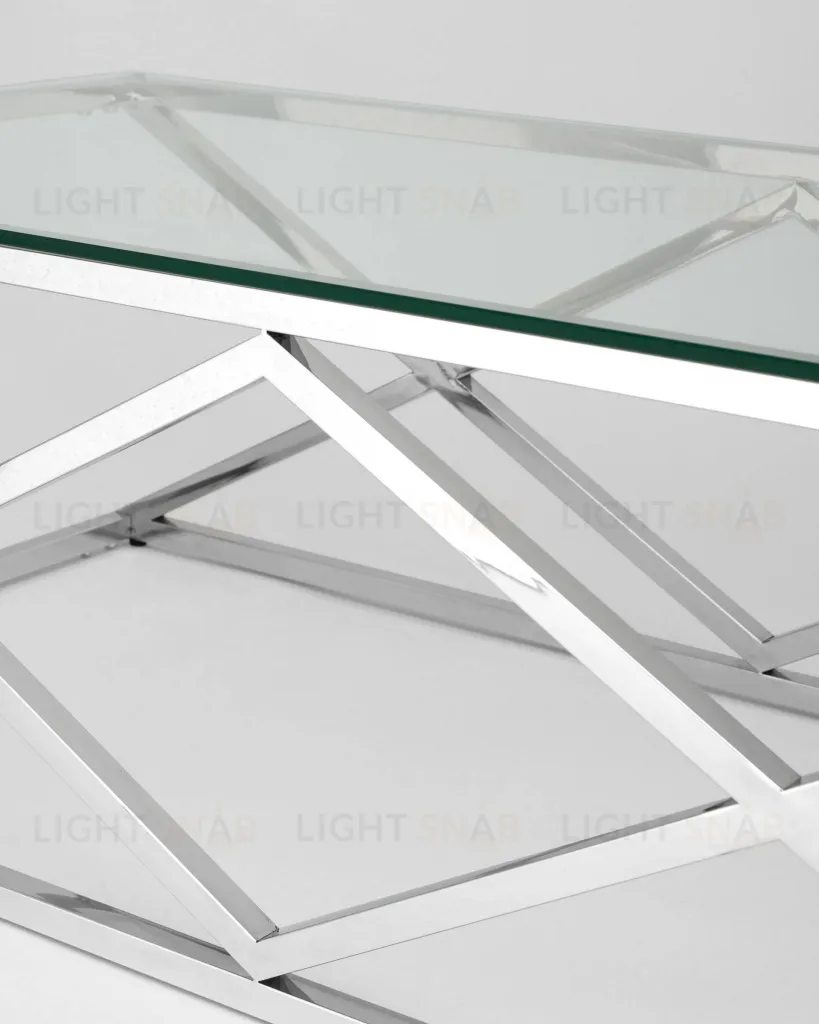 Журнальный стол 120*60 ИНСИГНИЯ серебро УТ000001504