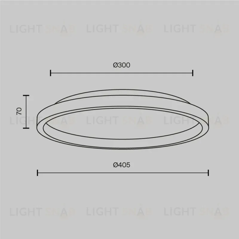 Накладной светильник Maytoni MOD311CL-L27B3K 