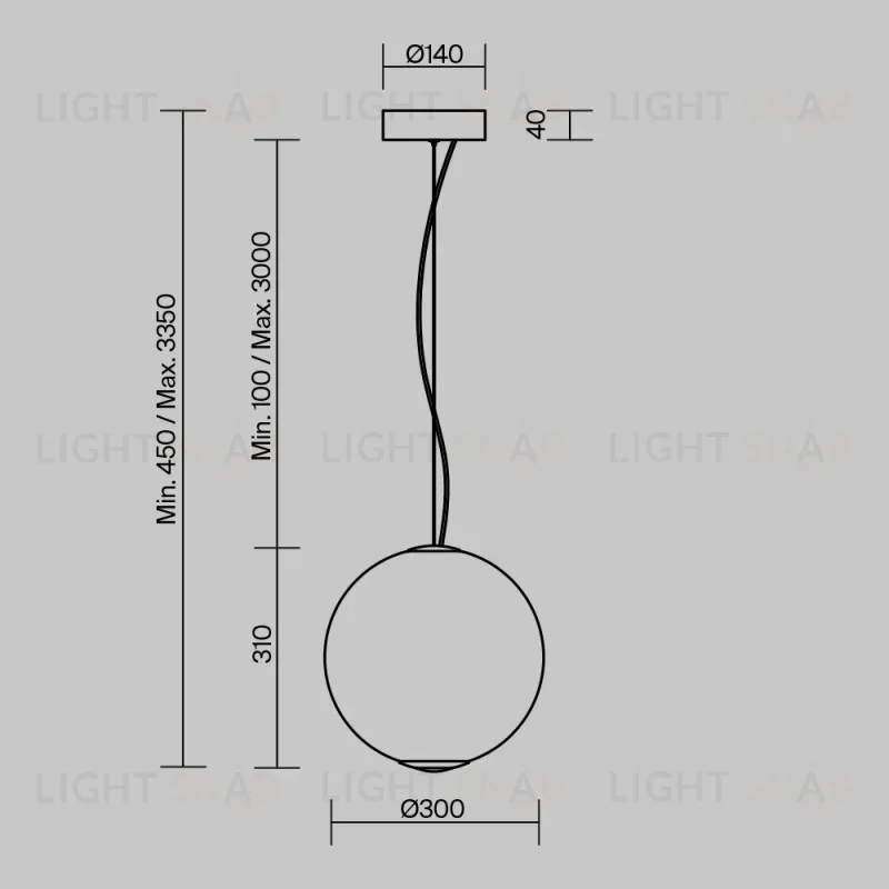 Подвесной светильник Maytoni MOD397PL-L15CH3K 