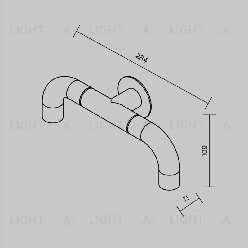 Светильник настенный Maytoni O477WL-L4GF3K 
