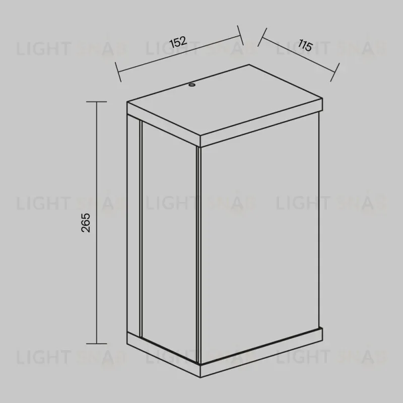 Светильник настенный Maytoni O021WL-L10B3K 