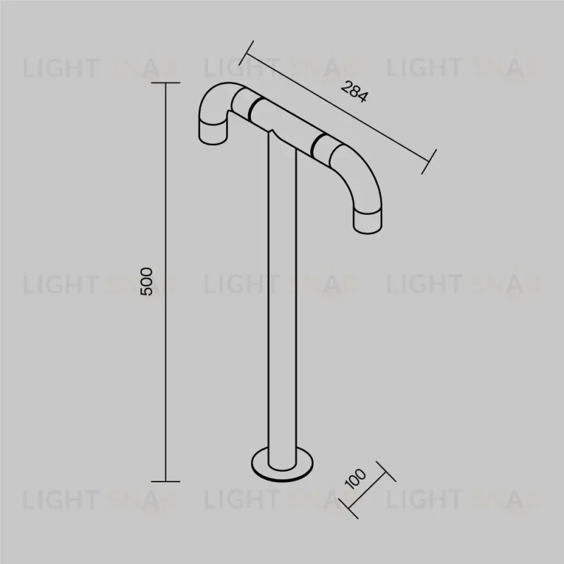 Садово-парковый светильник Maytoni O477FL-L4GF3K 