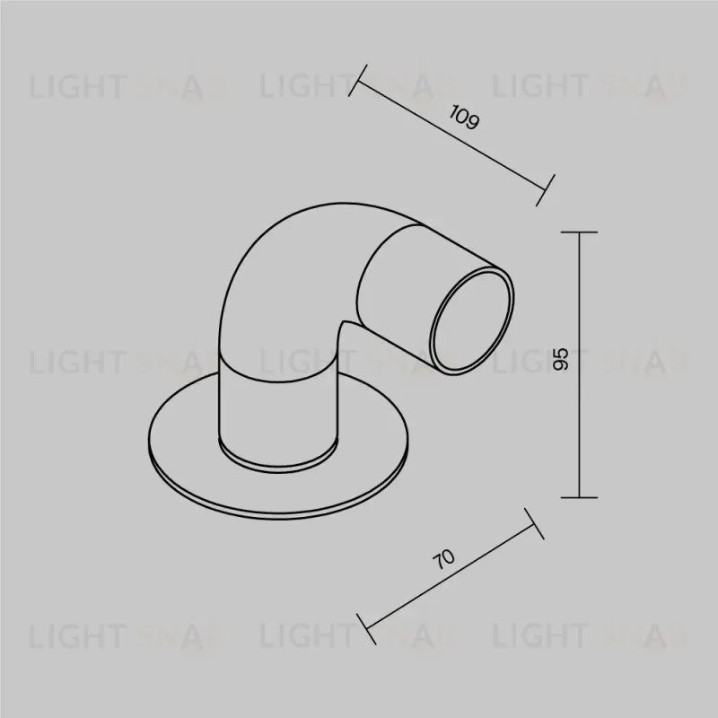 Садово-парковый светильник Maytoni O477FL-L2GF3K1 