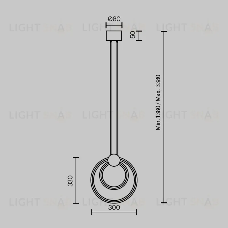 Подвесной светильник Maytoni MOD357PL-L14BS3K MOD357PL-L14BS3K