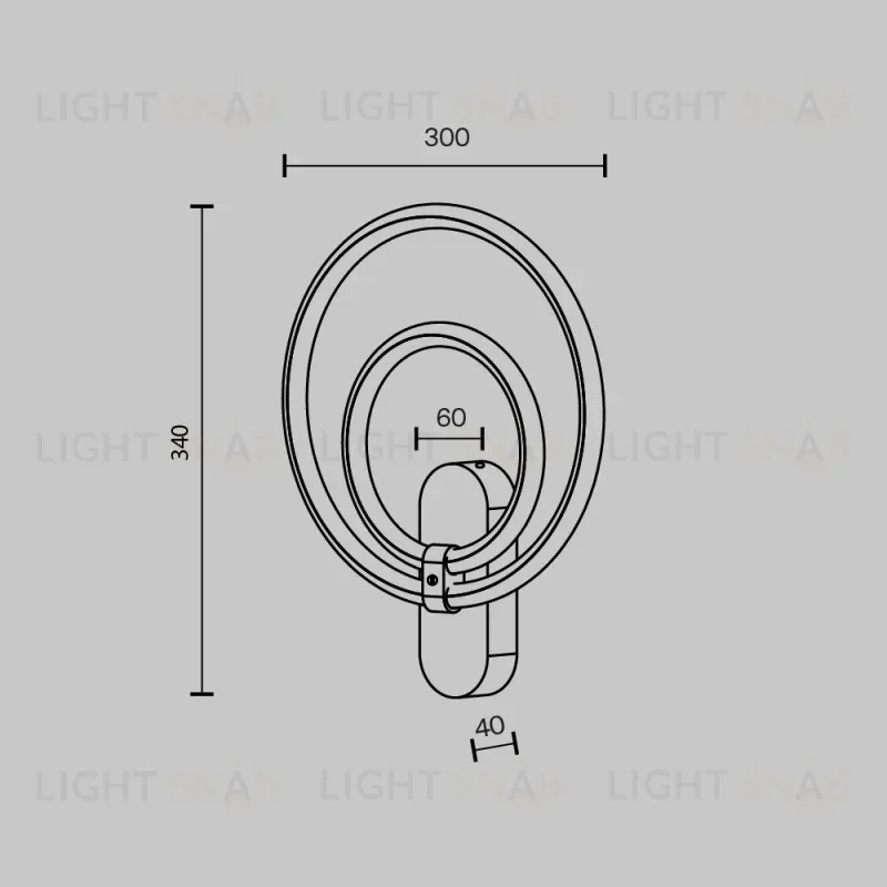 Бра Maytoni MOD357WL-L16BS3K MOD357WL-L16BS3K