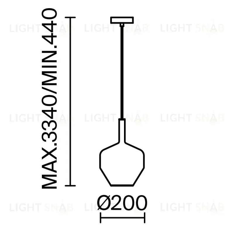 Подвесной светильник Maytoni MOD271PL-01B4 MOD271PL-01B4