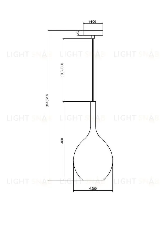 Подвесной светильник Maytoni MOD271PL-01B1 MOD271PL-01B1