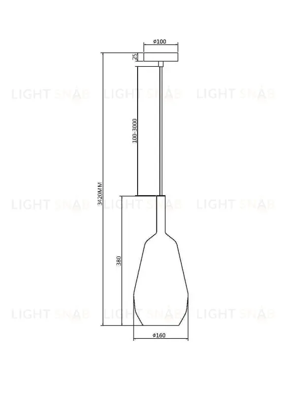 Подвесной светильник Maytoni MOD271PL-01B8 MOD271PL-01B8