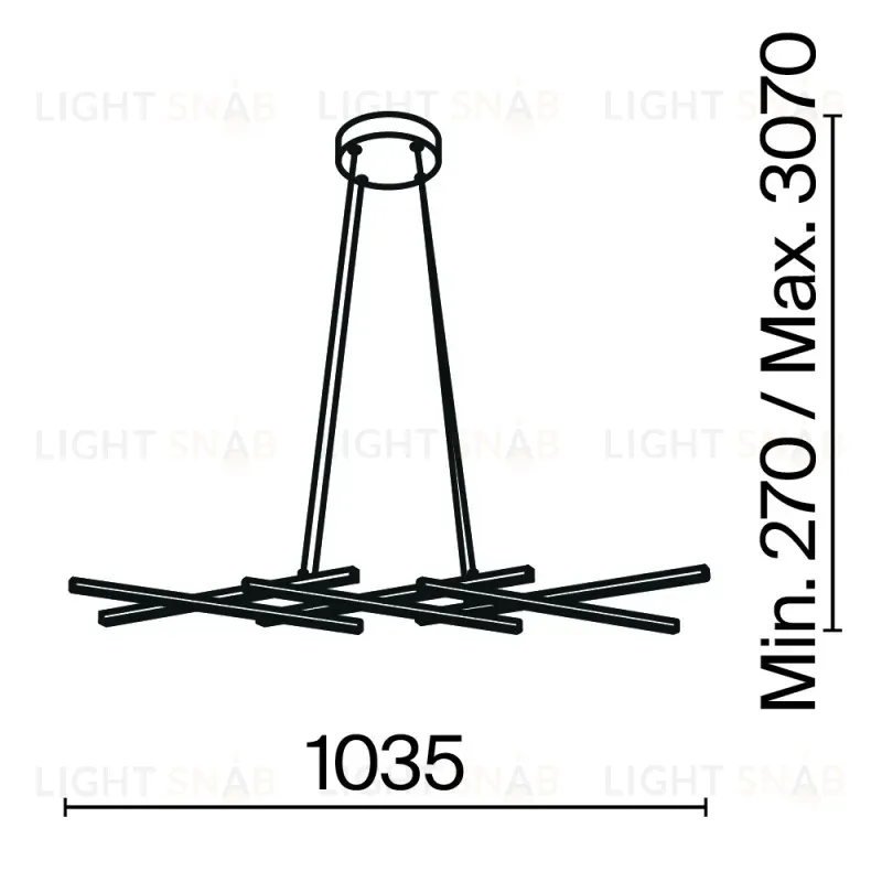 Подвесная люстра Maytoni MOD244PL-L50BSK MOD244PL-L50BSK