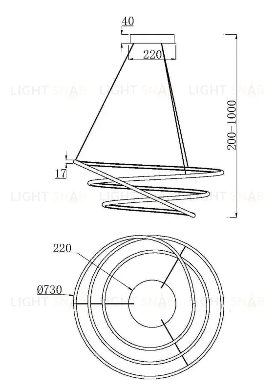 Подвесная люстра Maytoni MOD100PL-L88BSK1 MOD100PL-L88BSK1