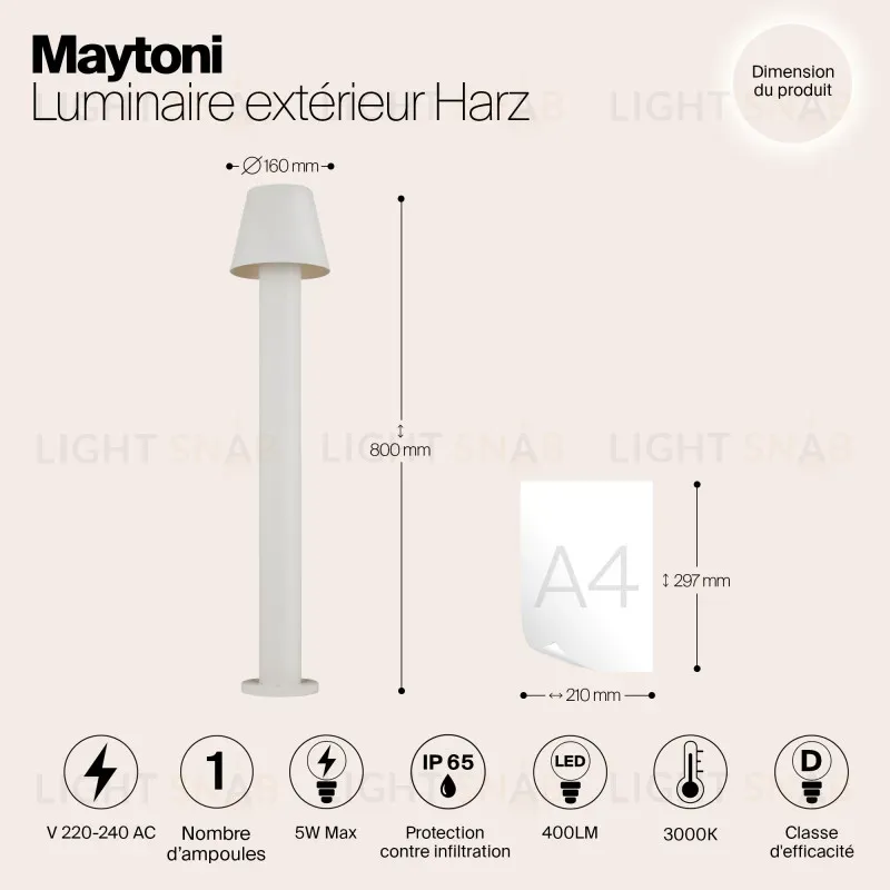 Садово-парковый светильник Maytoni O421FL-L5W O421FL-L5W
