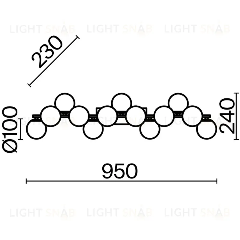 Бра Maytoni MOD547WL-13CH MOD547WL-13CH