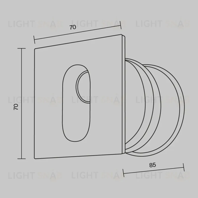 Светильник для ступеней Maytoni O022-L3W O022-L3W