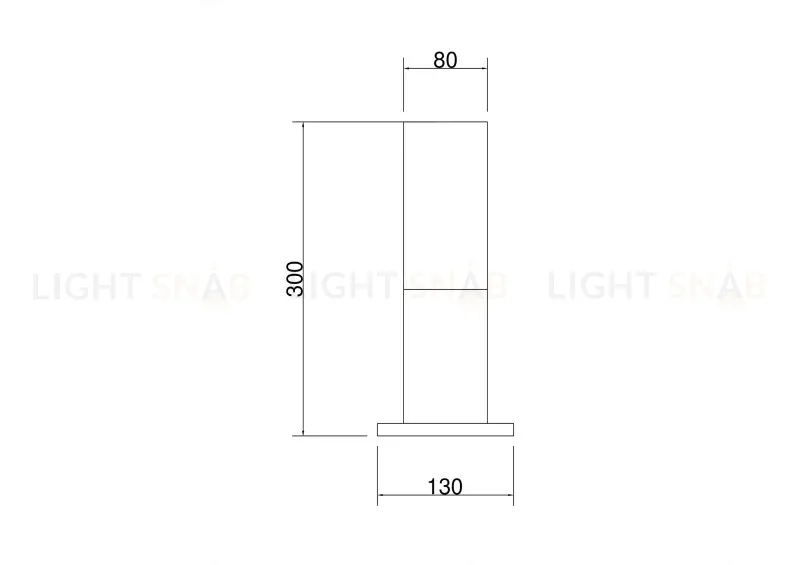Садово-парковый светильник Maytoni O418FL-01B O418FL-01B
