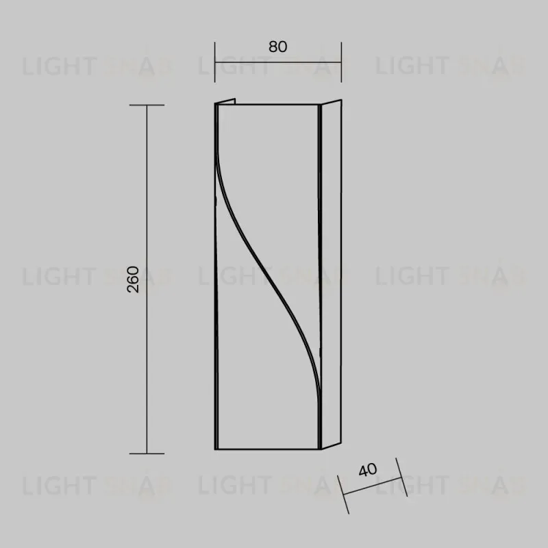 Светильник настенный Maytoni O040WL-L11W3K O040WL-L11W3K