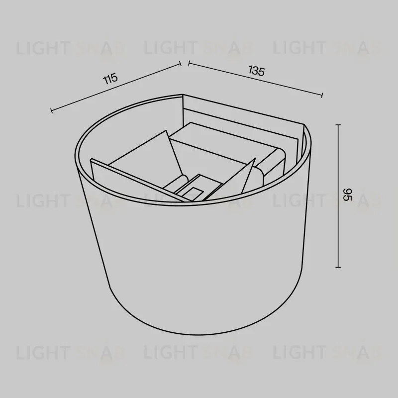 Светильник настенный Maytoni O573WL-L6B O573WL-L6B