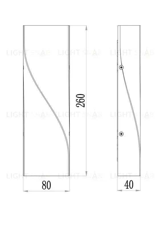 Светильник настенный Maytoni O040WL-L11B3K O040WL-L11B3K