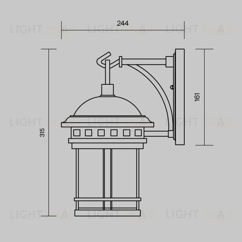 Светильник настенный Maytoni O031WL-01BR O031WL-01BR