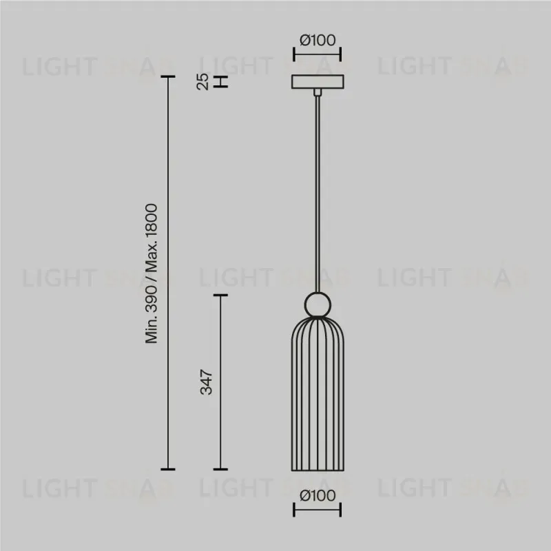 Подвесной светильник Maytoni MOD302PL-01CG MOD302PL-01CG