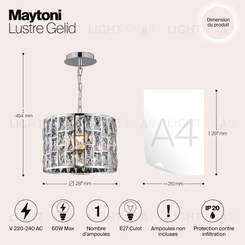 Подвесная люстра Maytoni MOD184-PL-01-CH MOD184-PL-01-CH