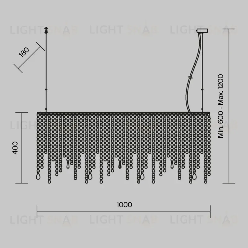 Подвесная люстра Maytoni DIA002PL-05CH DIA002PL-05CH