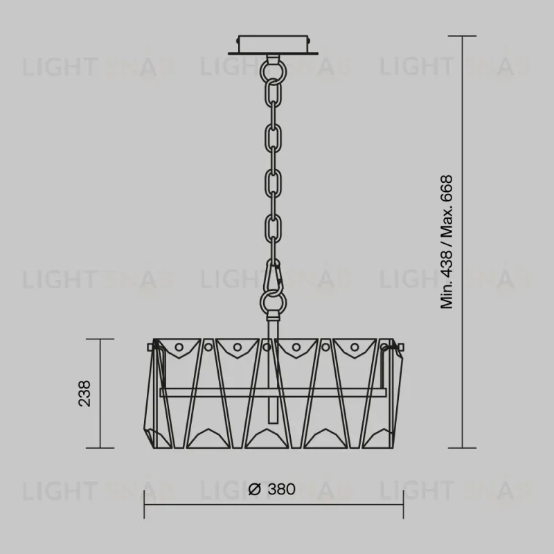 Подвесная люстра Maytoni MOD043PL-04G MOD043PL-04G