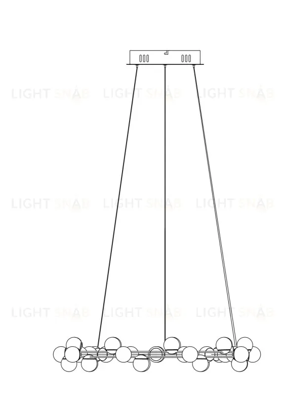 Подвесная люстра Maytoni MOD081PL-L50G3K MOD081PL-L50G3K